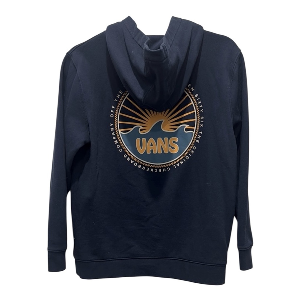 Vans Blue Pullover Hoodie Sweatshirt. Youth large